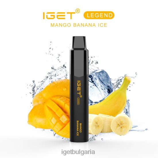 IGET Shop - legend - 4000 впръсквания BB02D586 манго и банан сладолед