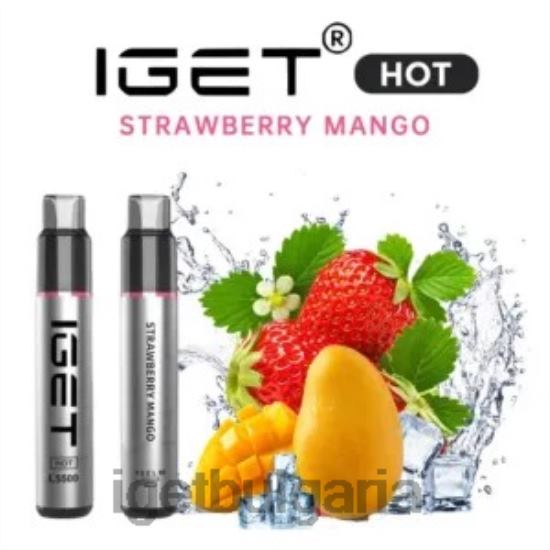 IGET Vapes On Sale - hot - 5500 впръсквания BB02D556 ягода манго