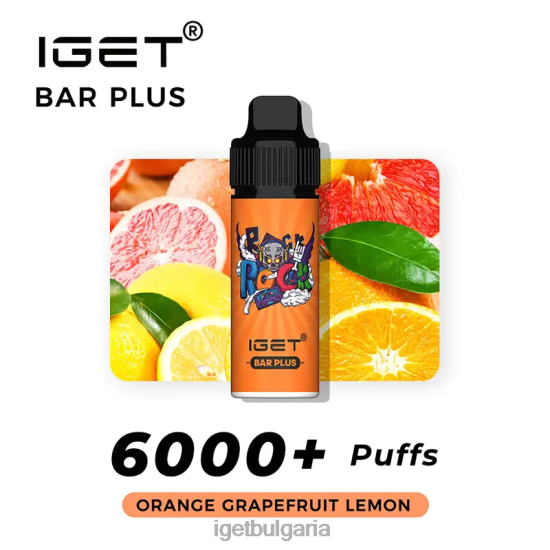 IGET Shop - bar plus - 6000 впръсквания BB02D562 портокал лимон